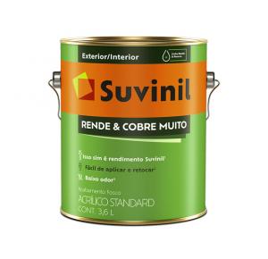 Tinta Acrilica Rende e Cobre Muito 3,6L - Suvinil